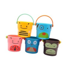 5x Baby Bad Dusche Eimer